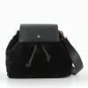 Sac A Dos Edith Noir En Fausse Fourrure