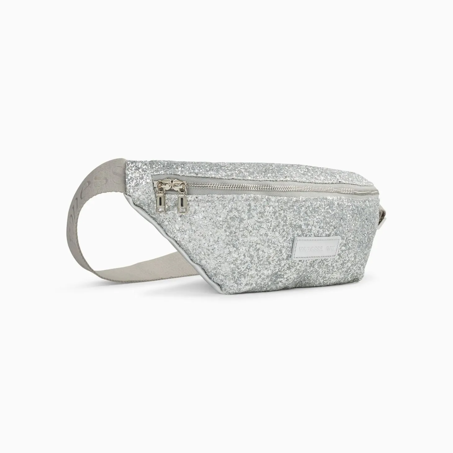 Sac Banane Lydie Argent A Paillettes