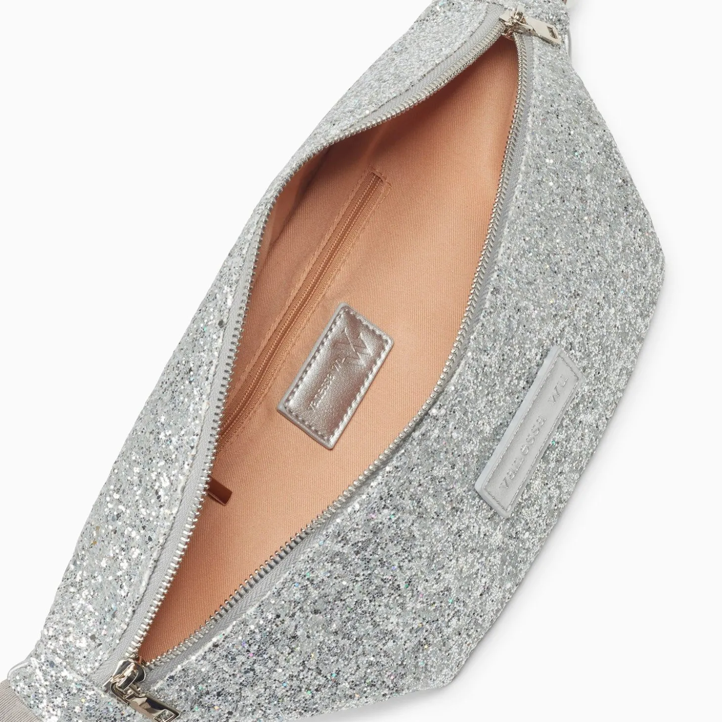 Sac Banane Lydie Argent A Paillettes