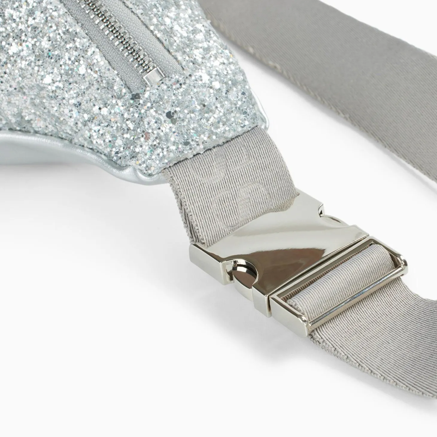 Sac Banane Lydie Argent A Paillettes