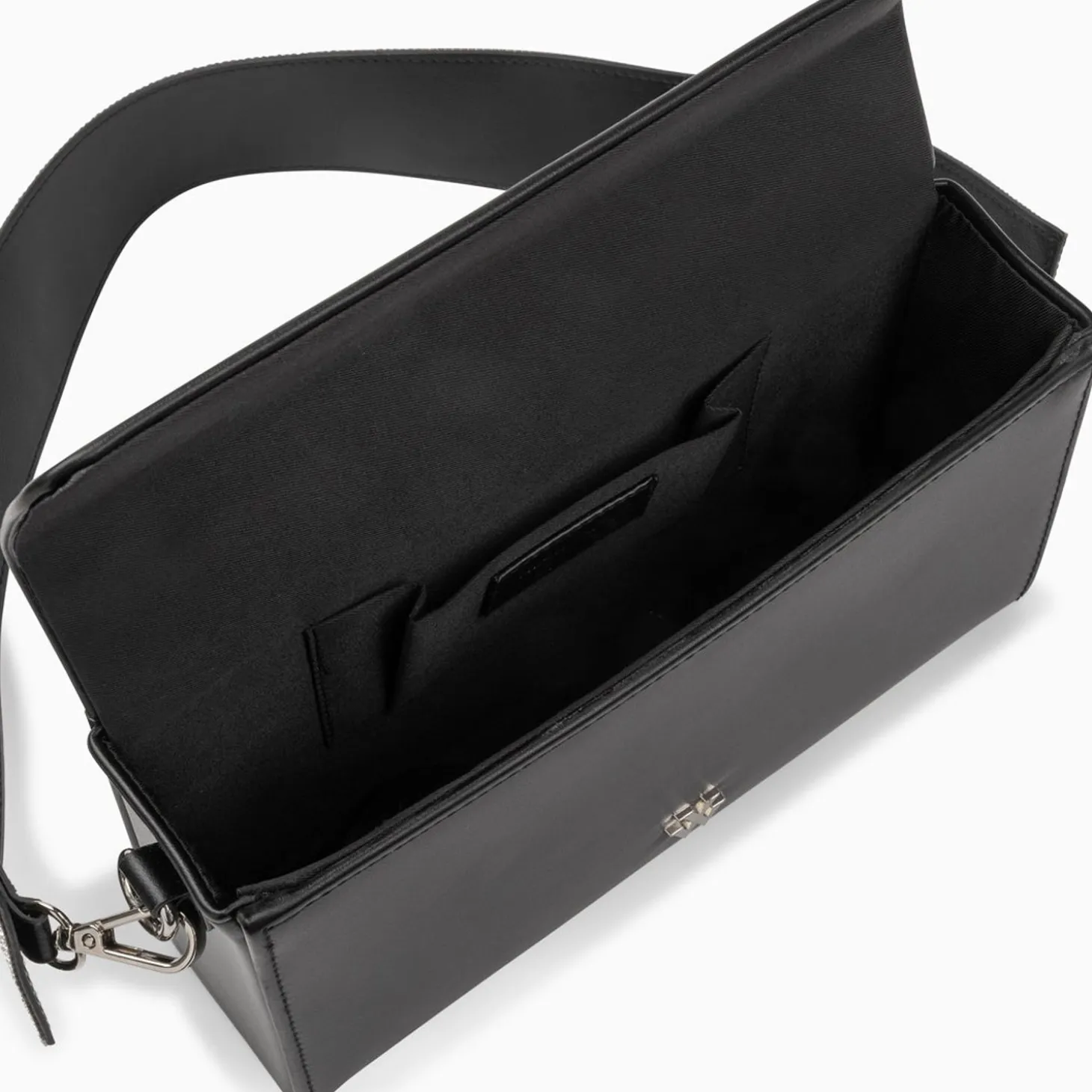Sac Bandouliere Sydney Noir A Rabat Et Strass