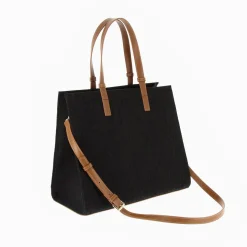 Sac Cabas Monogramme Emilia Noir