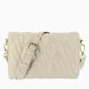 Sac Matelasse Noelie Monogrammes Beige