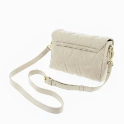 Sac Matelasse Noelie Monogrammes Beige