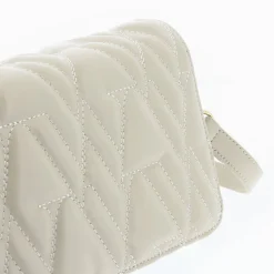Sac Matelasse Noelie Monogrammes Beige