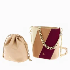 Sac Seau Martica Multicolore En Suedine