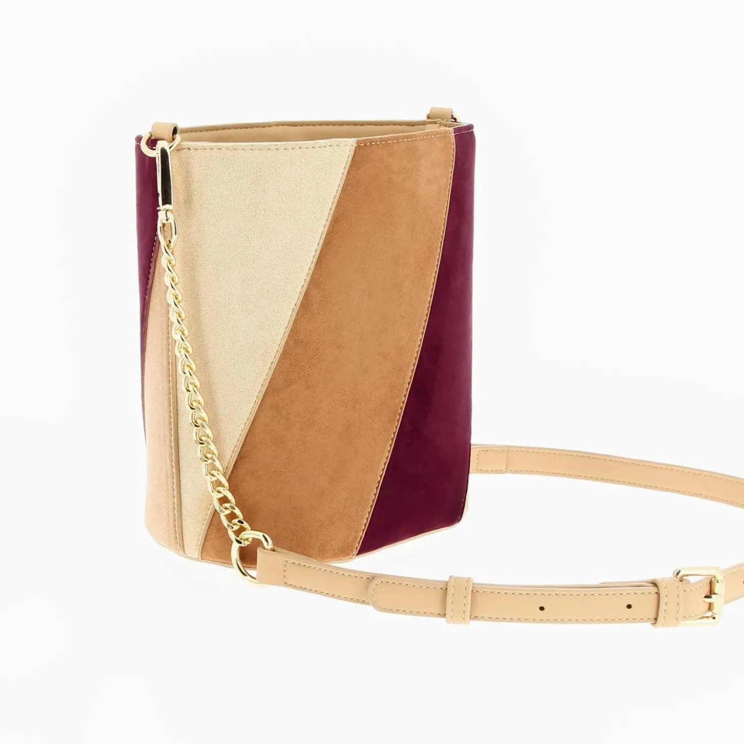 Sac Seau Martica Multicolore En Suedine