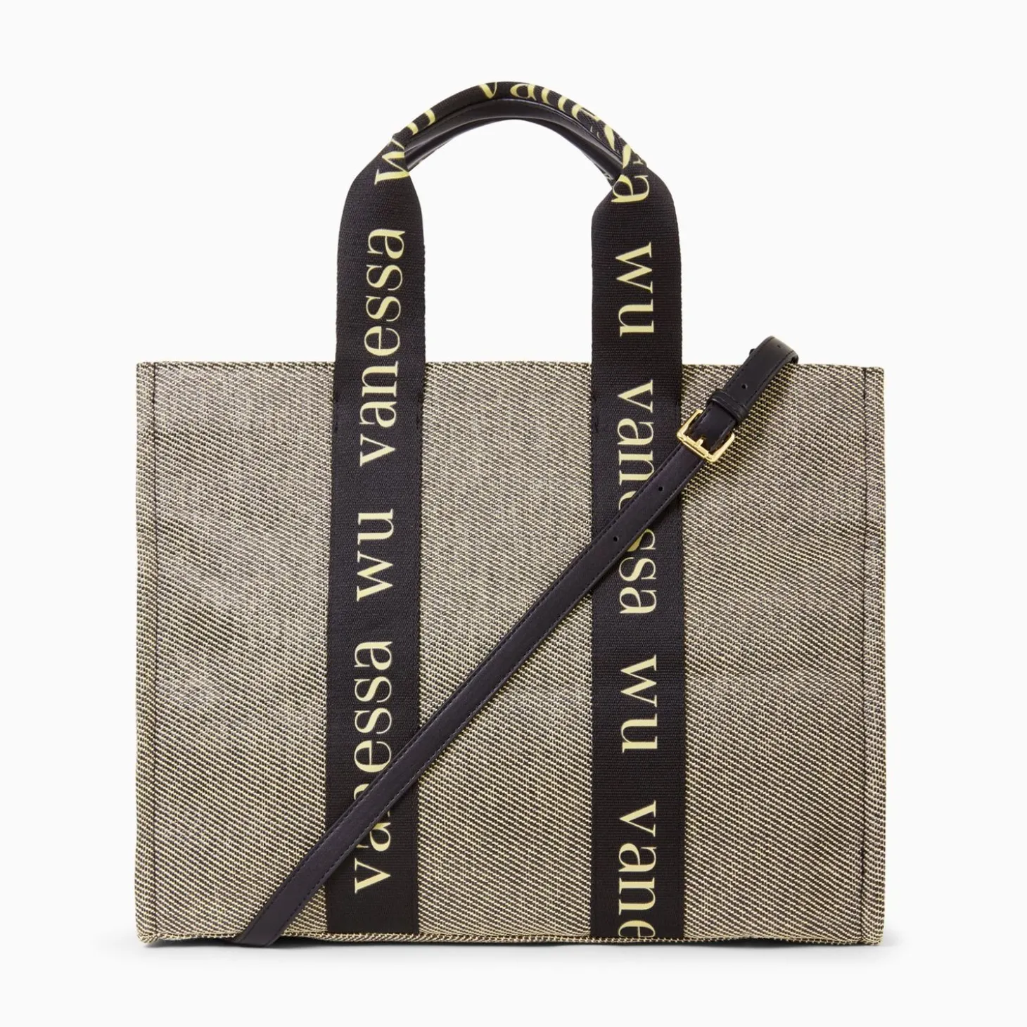 Sac Shopper Maisie Oversize Taupe Et Noir