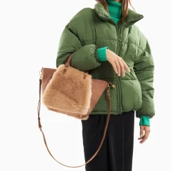Sac Trapeze Filippa Bi-Matiere Camel
