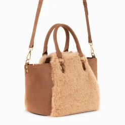 Sac Trapeze Filippa Bi-Matiere Camel