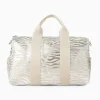 Sac Week-End Bianca Argent Zebre