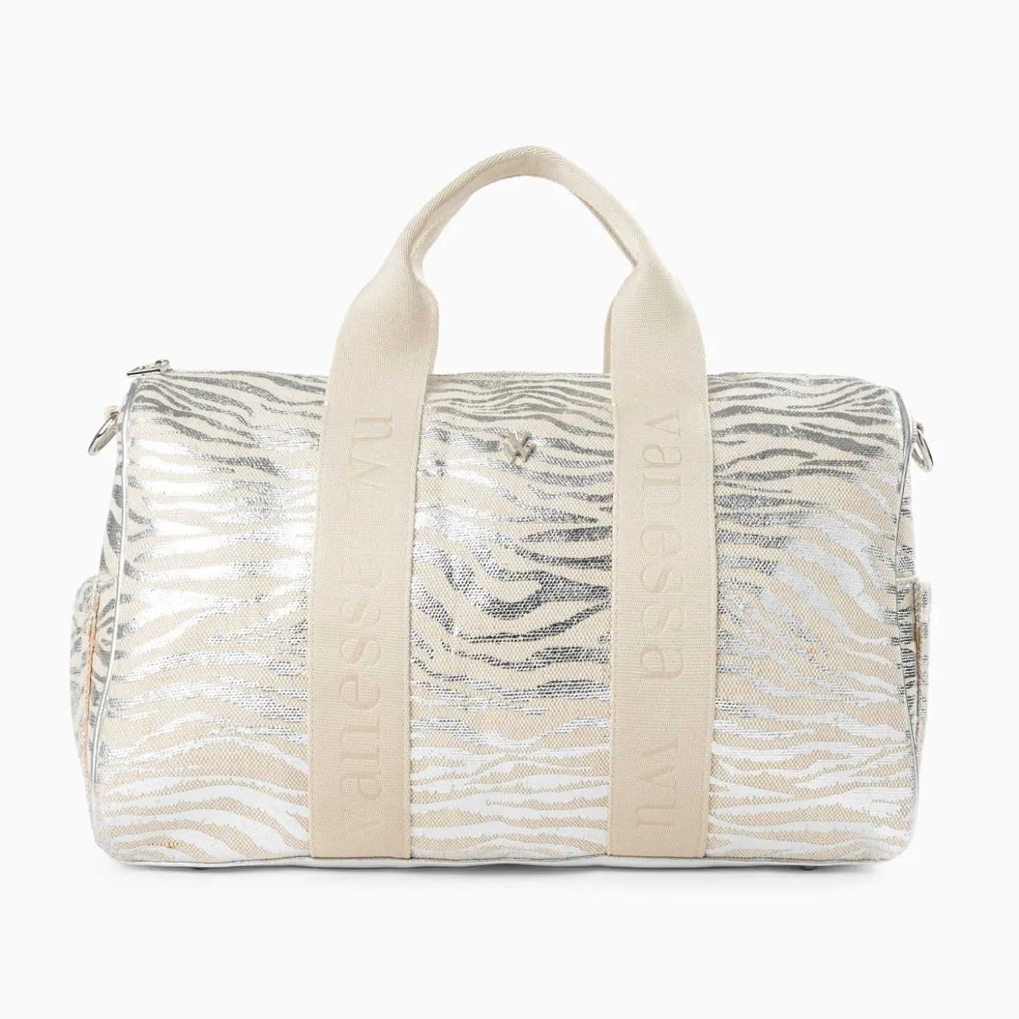 Sac Week-End Bianca Argent Zebre