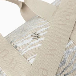 Sac Week-End Bianca Argent Zebre