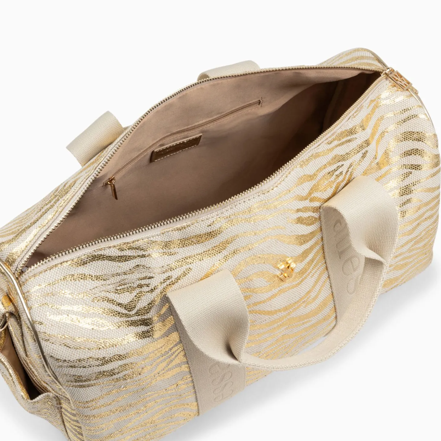Sac Week-End Bianca Or Zebre