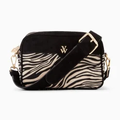 Sacoche Manelle Noir Et Zebre