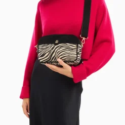 Sacoche Manelle Noir Et Zebre