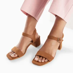Sandales A Talon Laurie Camel