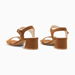 Sandales A Talon Laurie Camel