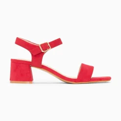 Sandales A Talon Laurie Framboise