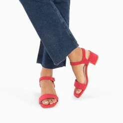 Sandales A Talon Laurie Framboise
