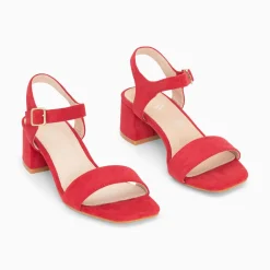 Sandales A Talon Laurie Framboise
