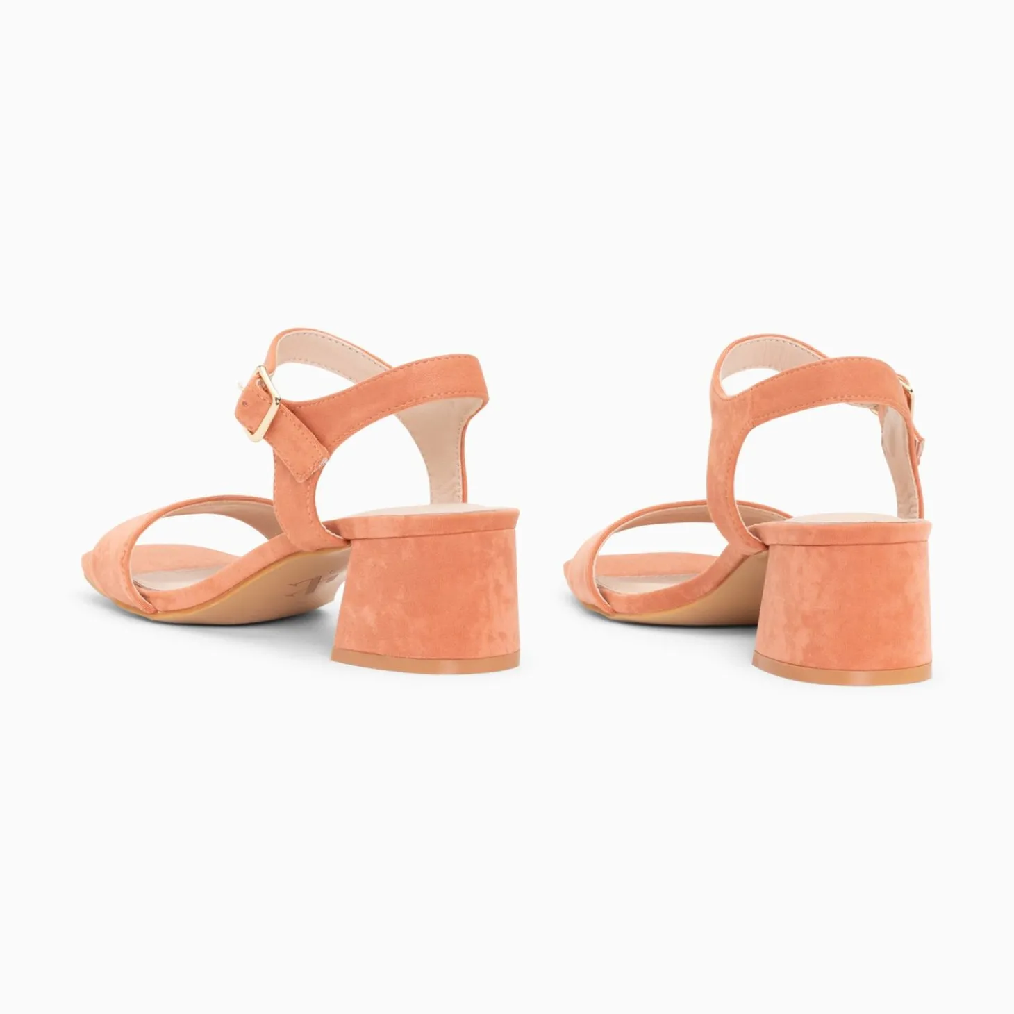Sandales A Talon Laurie Rose Saumon