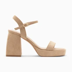 Sandales A Talon Martha Beiges