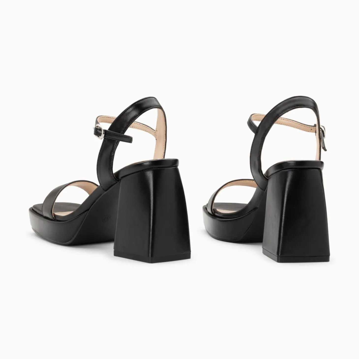 Sandales A Talon Martha Noires