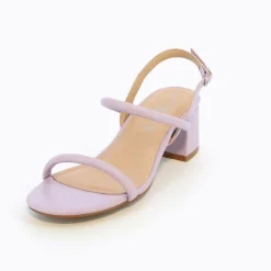 Sandales A Talon Minimalistes Oriane Lilas