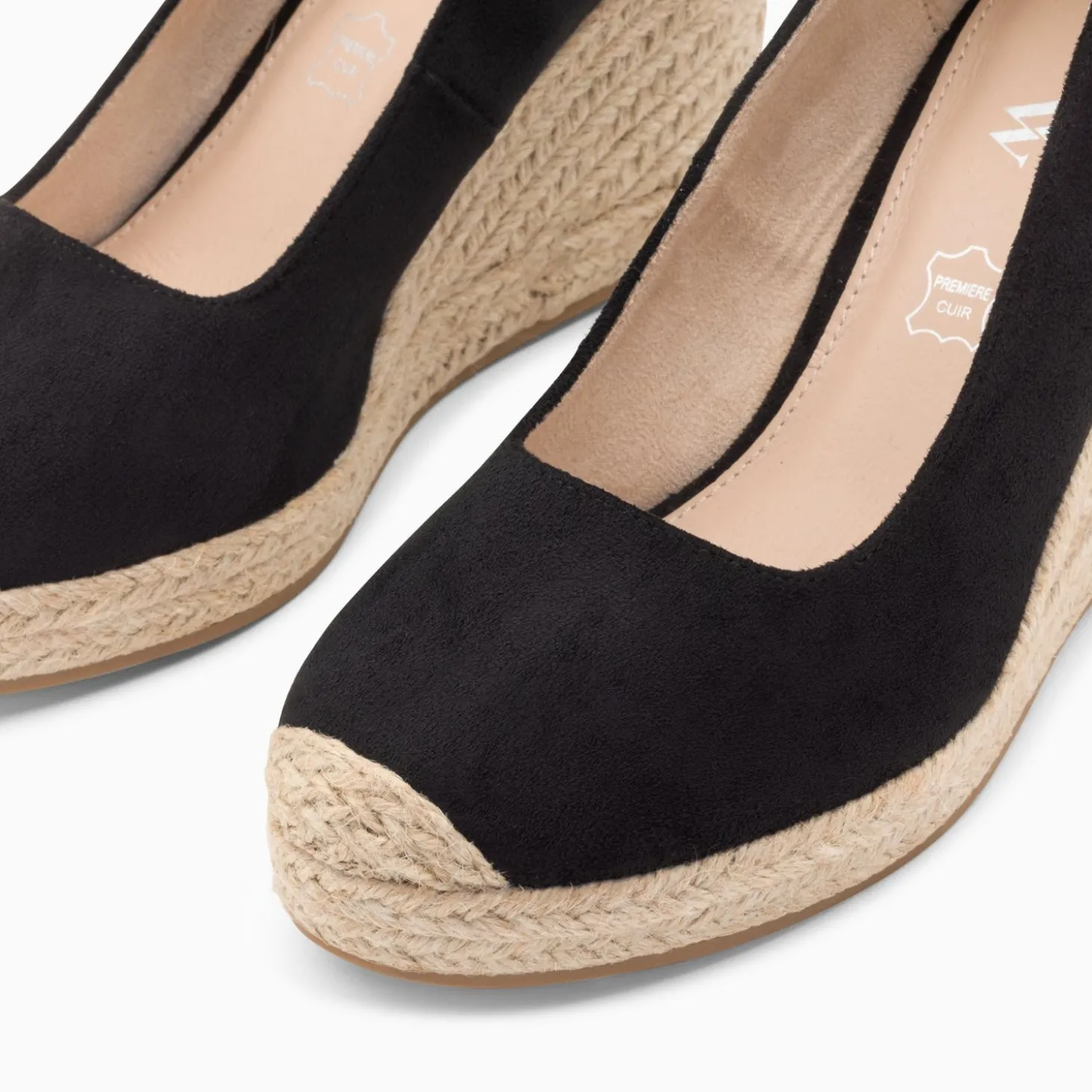 Sandales Compensees Louison Noires