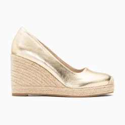 Sandales Compensees Louison Or