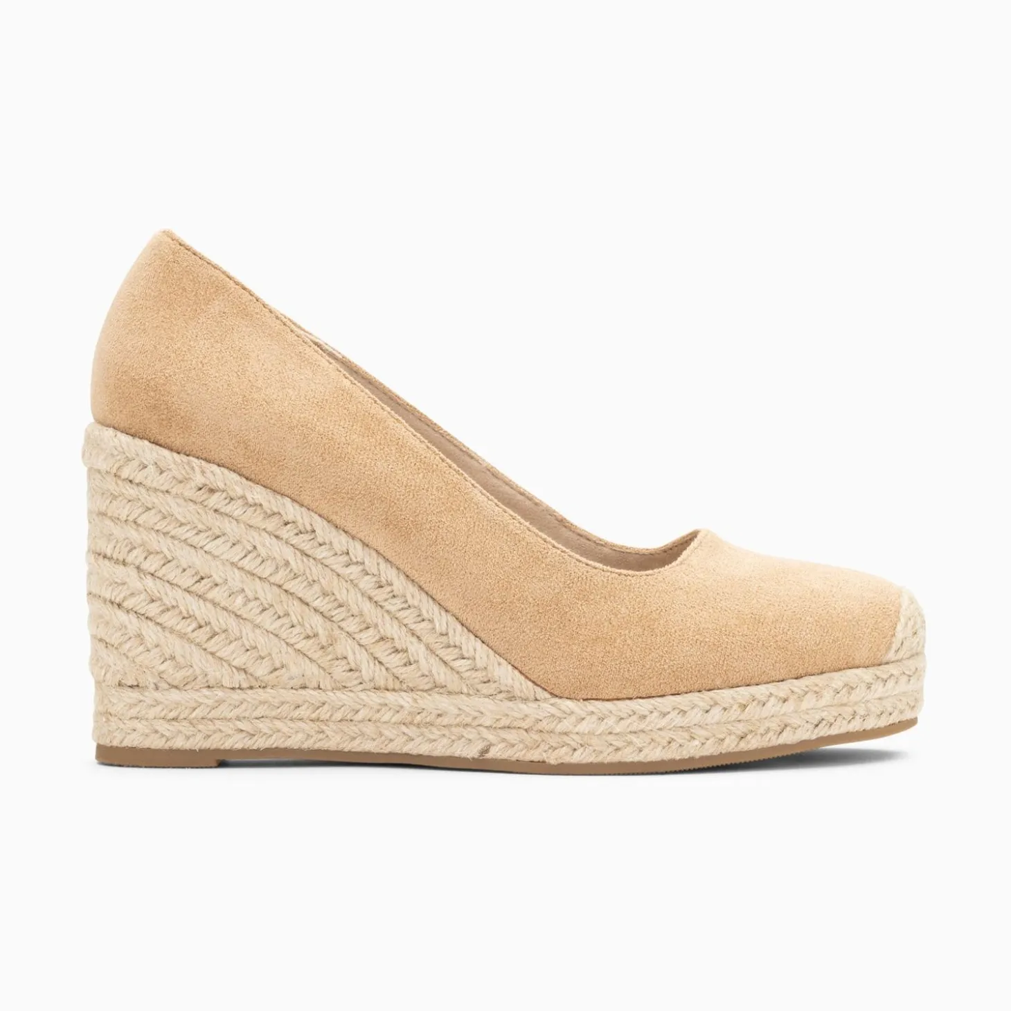 Sandales Compensees Louison Beiges