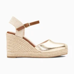 Sandales Compensees Mariana Or