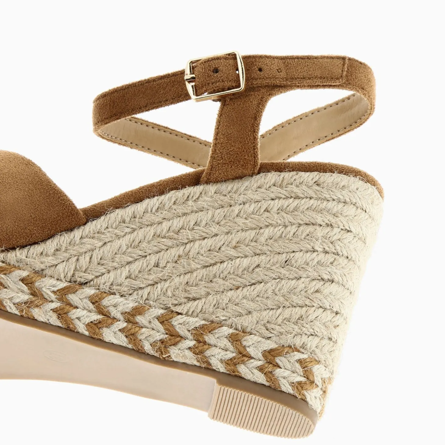 Sandales Compensees Nouees Zoella Camel