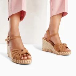 Sandales Compensees Nouees Georgina Camel