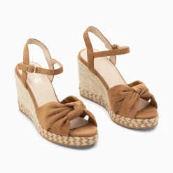 Sandales Compensees Nouees Georgina Camel
