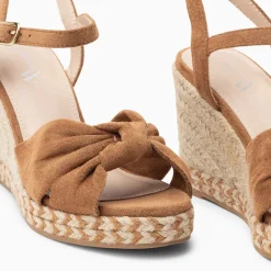 Sandales Compensees Nouees Georgina Camel