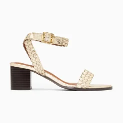 Sandales Eugenie Or A Brides Tressees