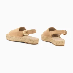 Sandales Marjolaine Beiges A Semelle Espadrille
