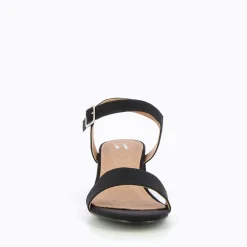Sandales Melissa Noires A Petit Talon Epais
