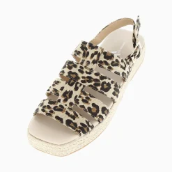 Sandales Plateformes Leila A Brides Leopard