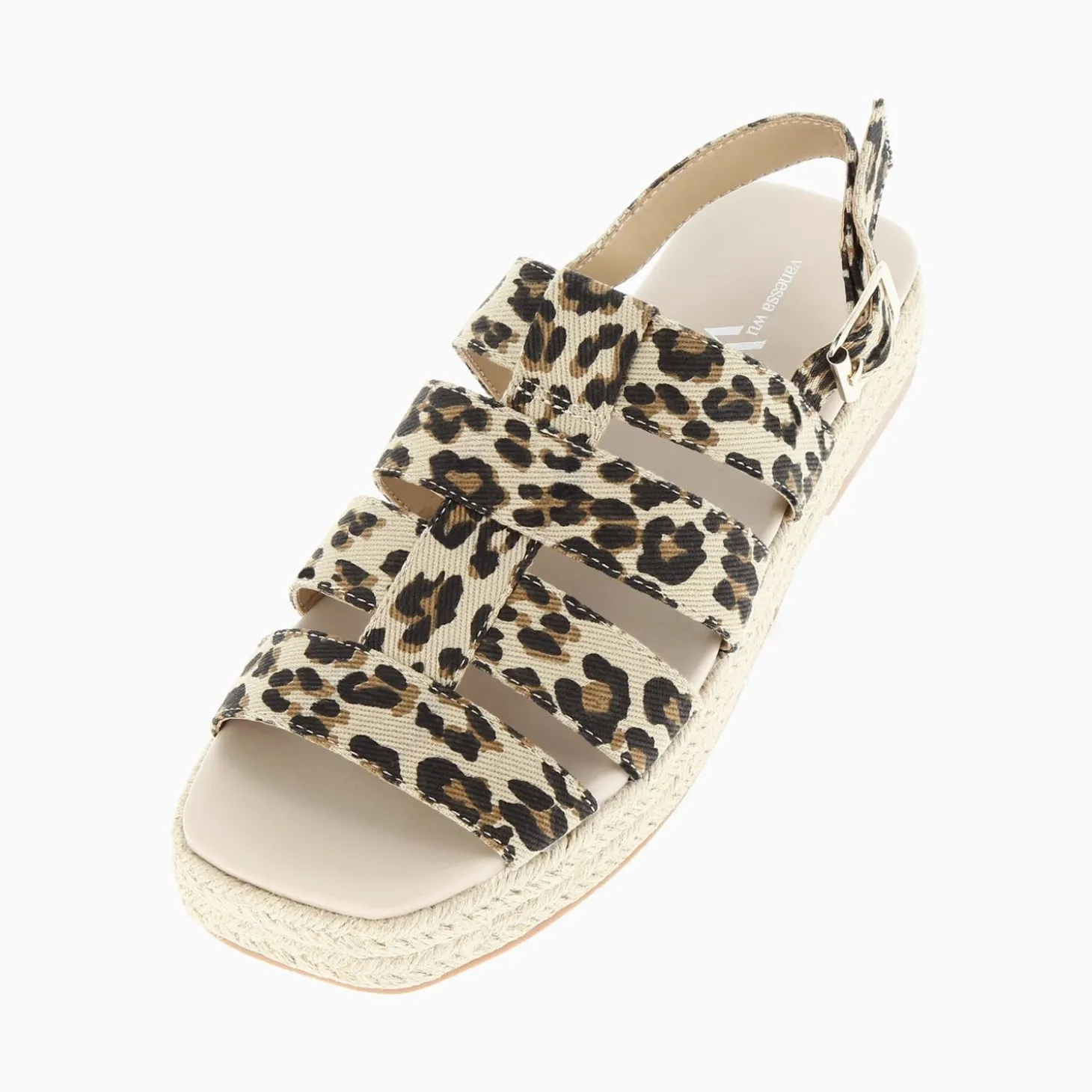 Sandales Plateformes Leila A Brides Leopard