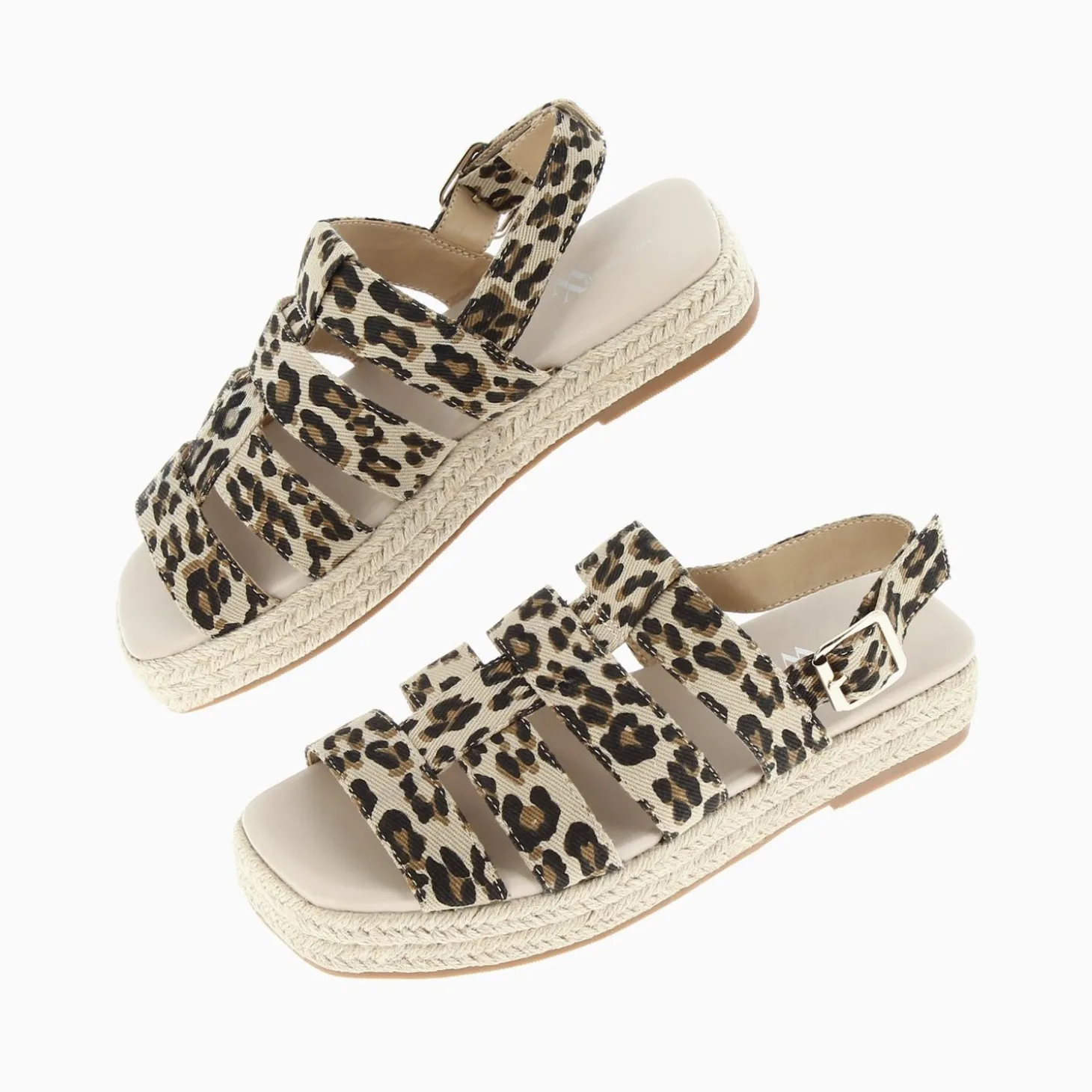 Sandales Plateformes Leila A Brides Leopard