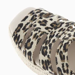 Sandales Plateformes Leila A Brides Leopard