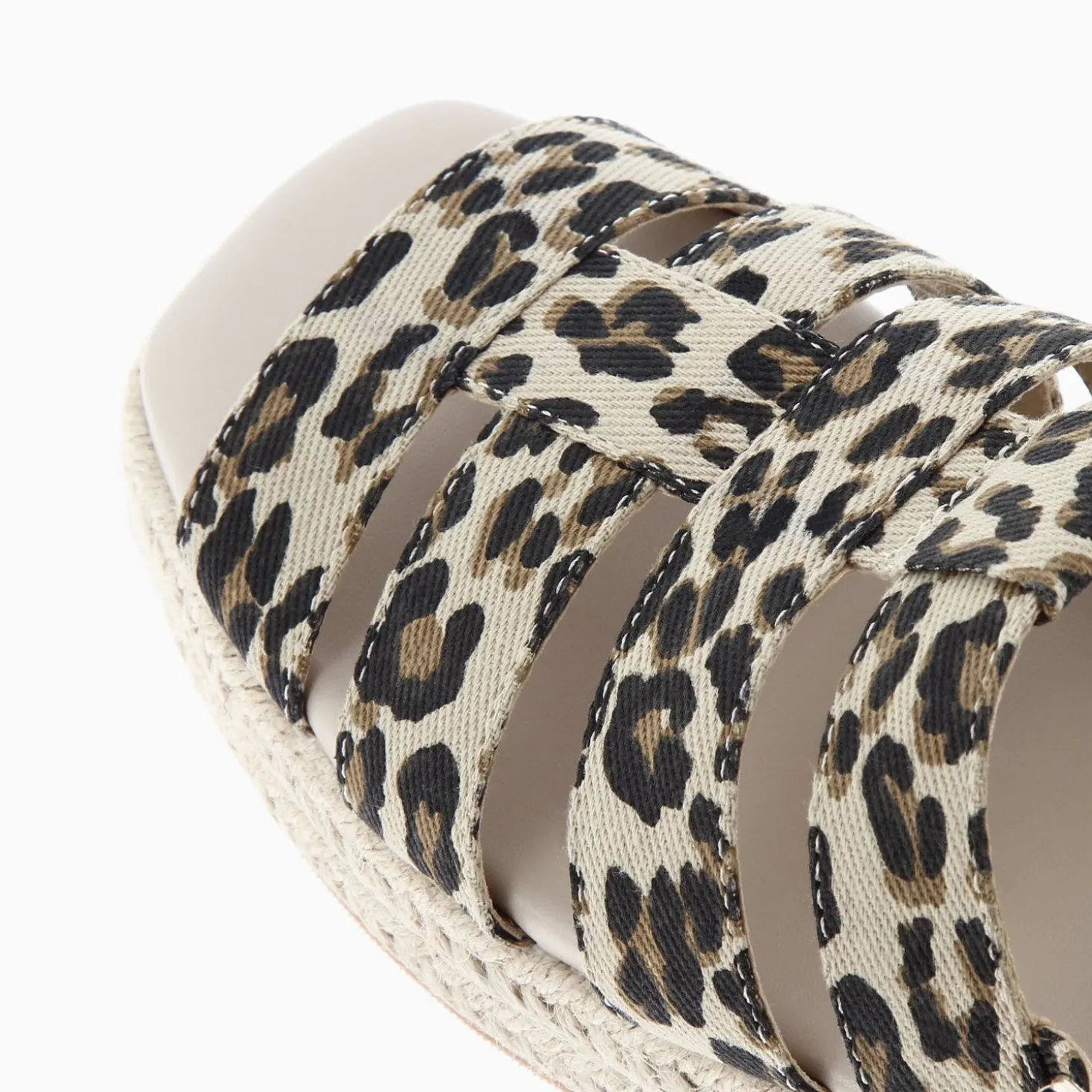Sandales Plateformes Leila A Brides Leopard
