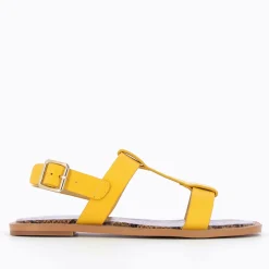 Sandales Plates Astrid Jaunes