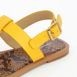 Sandales Plates Astrid Jaunes