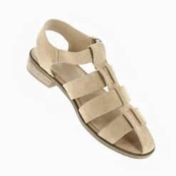 Sandales Plates Noella Beiges Style Pecheur