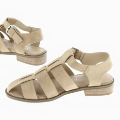 Sandales Plates Noella Beiges Style Pecheur