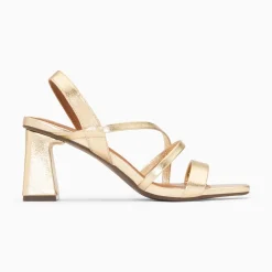 Sandales Priscilla Or A Fines Brides Et Talon Haut